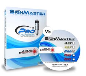 SIGNMASTER PRO V5 - SIGNMASTER CUTTING PLOTTER - PRO + CUT + ARMS (1 PC)